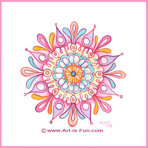 How to Draw a Mandala from art-is-fun.com
