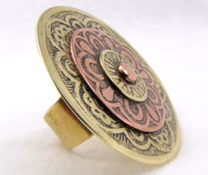 Tribal-Etched-Brass-And-Copper-Ring-Cuprum29
