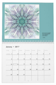 Mandalas for Times of Transition calendar Jan