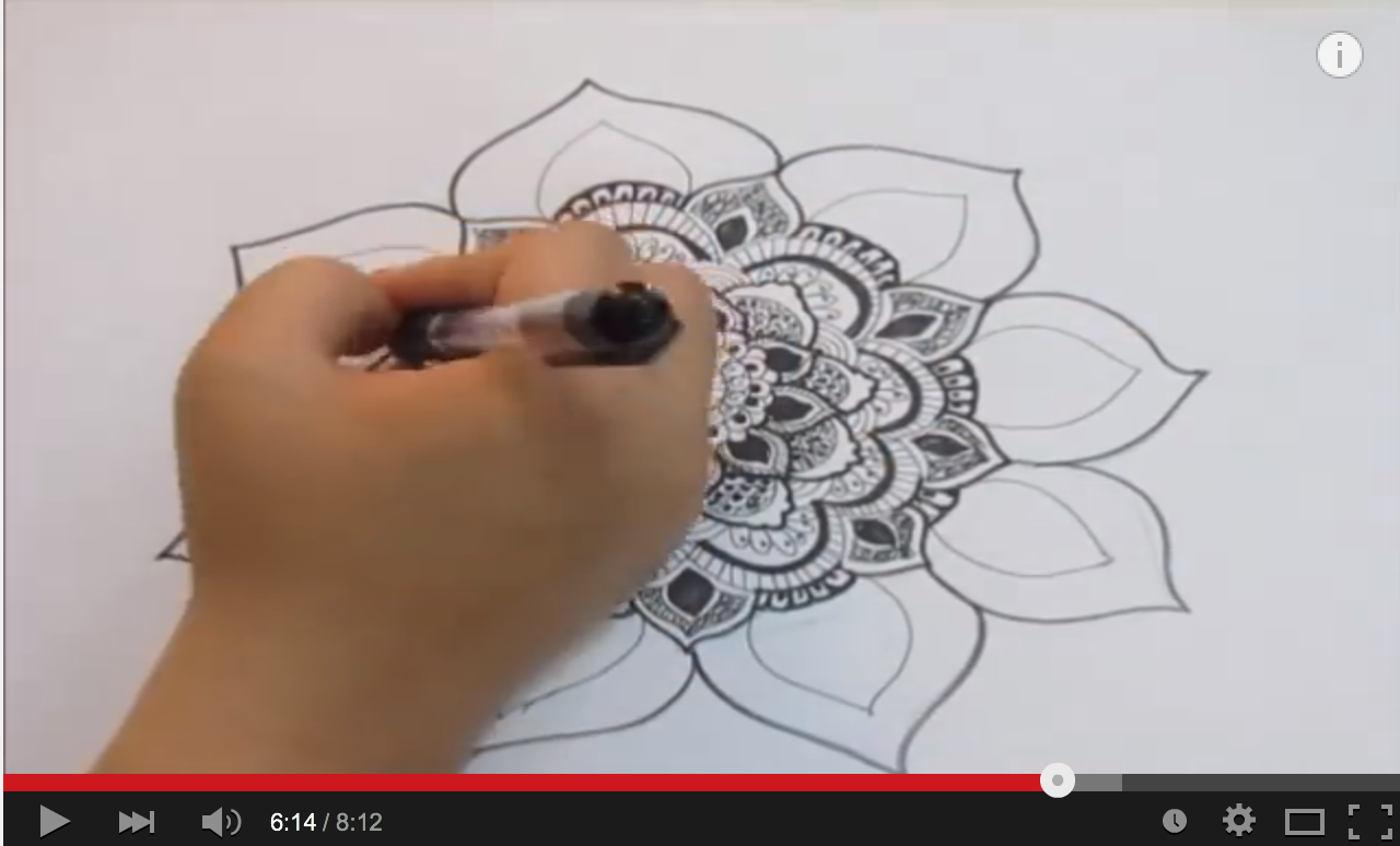 Hand Drawn Mandala Drawings  Easy mandala drawing, Mandala art lesson,  Mandala design art