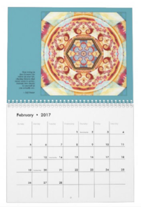 Mandalas for Times of Transition calendar Feb
