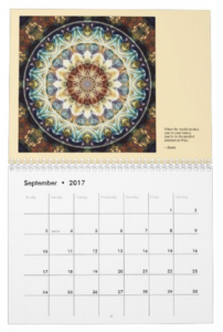 Mandalas for Times of Transition calendar Sept