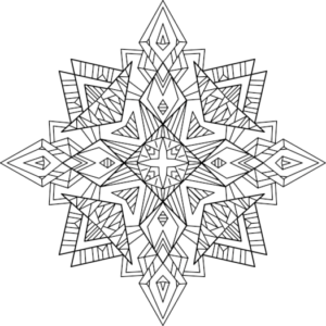 Free coloring pages for you to print - Monday Mandala