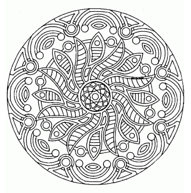 Mandala Monday - Free Mandalas to Color Online from Imagination Drawings