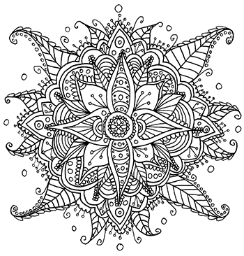 Mandala 24 coloring page - Coloringcrew.com