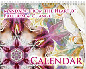 Mandalas from the Heart of Freedom and Change Calender Cover